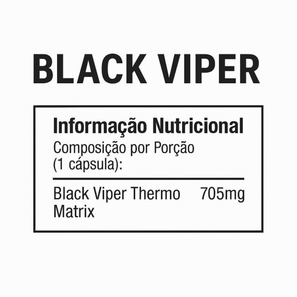Black Viper Dragon Pharma | Energia e Queima de Gordura Rápida - Imagem 3