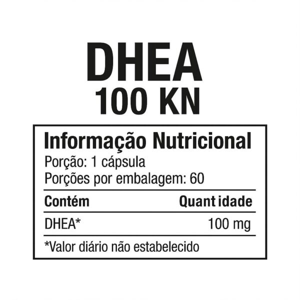 DHEA 100mg KN Nutrition | Mais Vitalidade e Entrega Imediata - Imagem 2