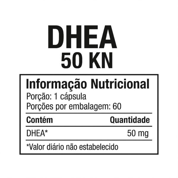 DHEA 50mg KN Nutrition | Equilíbrio, Vitalidade e Energia - Imagem 3