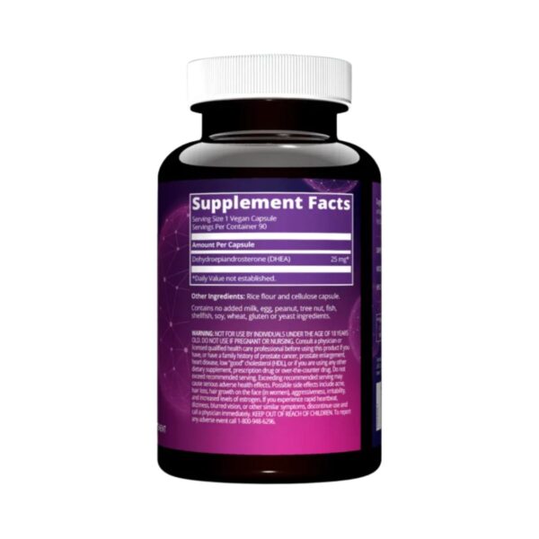 MRM DHEA 25mg – 90 Cápsulas | Suplemento para o Dia a Dia - Imagem 4