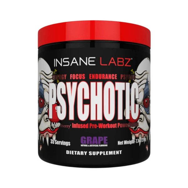 psychotic red 35 doses pré-treino com dmaa