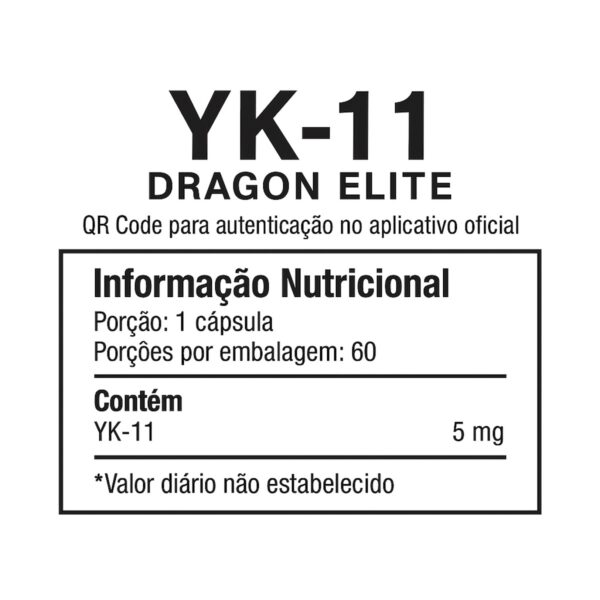 YK 11 Dragon Elite 5mg 60cps | Ganho de Massa e Definição - Imagem 2